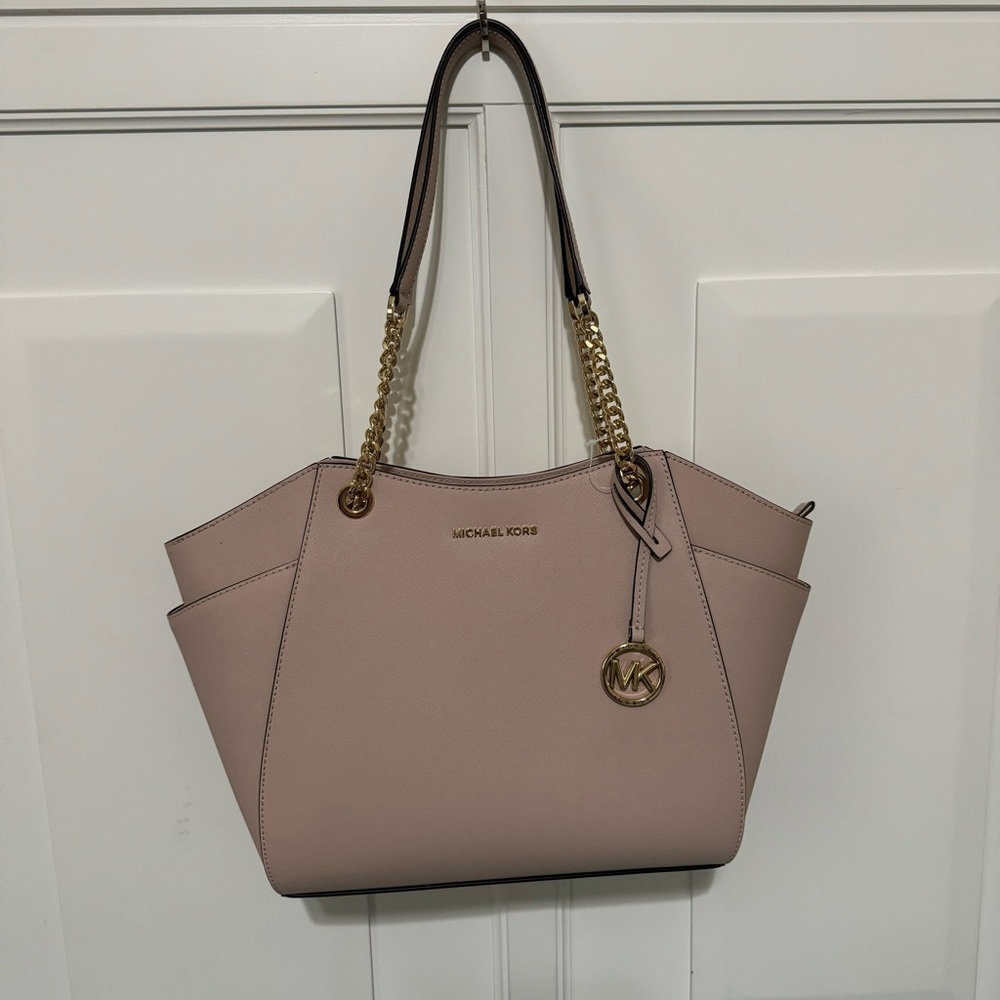 NWT Michael Kors Soft Pink Leather Tote